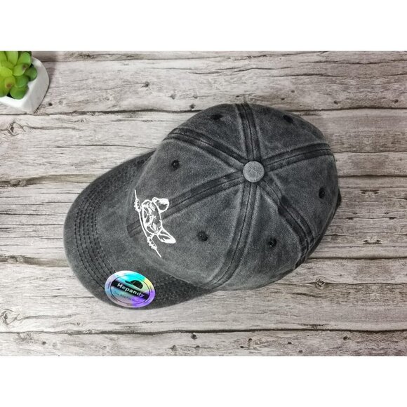 French Bulldog Dog Dad Hat Cotton Washed Black Adjustable Cap Gift - Picture 7 of 7